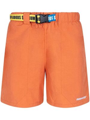 STADIUM GOODS® Amphibian buckle-detail shorts - Orange