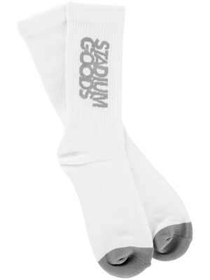 STADIUM GOODS® Basic "Grey/White" crew socks