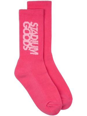 STADIUM GOODS® crew-knit "Pink" socks