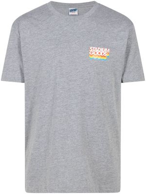 STADIUM GOODS® Gradient Logo cotton T-shirt - Grey