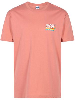 STADIUM GOODS® Gradient Logo cotton T-shirt - Pink