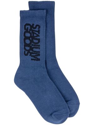 STADIUM GOODS® logo "Blue Suit" crew socks