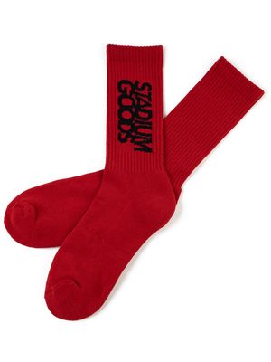 STADIUM GOODS® logo "Chicago" crew socks - Red