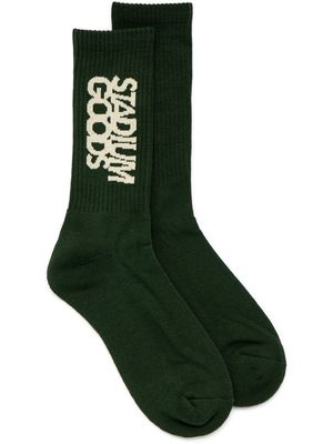 STADIUM GOODS® logo "Cream City" crew socks - Green