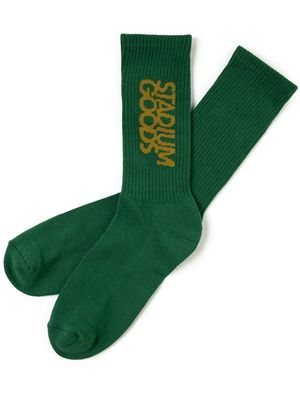 STADIUM GOODS® logo "Lucky" crew socks - Green