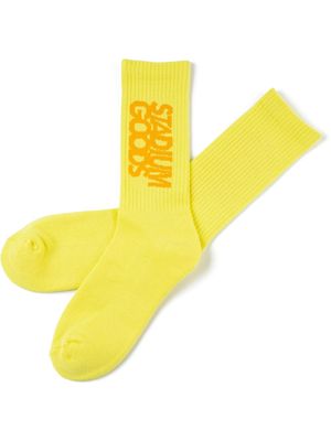 STADIUM GOODS® logo "Marmalade" crew sock - Yellow