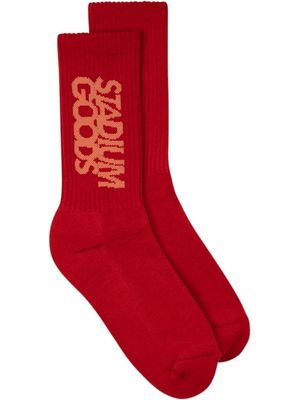 STADIUM GOODS® logo-print "Red Rose" crew socks