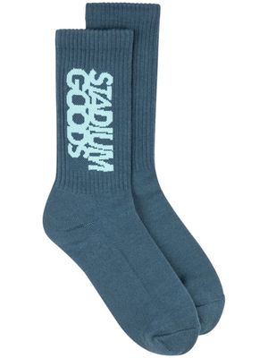 STADIUM GOODS® logo ''River'' crew socks - Blue
