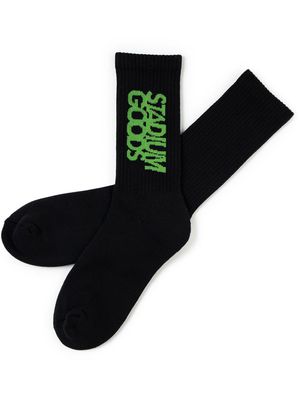STADIUM GOODS® logo "Slime" crew socks - Black