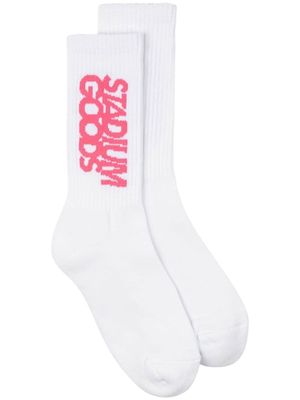 STADIUM GOODS® logo "Sunlight" crew socks - White