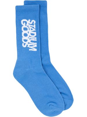 STADIUM GOODS® logo "UNC" crew socks - Blue