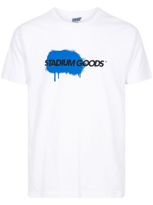 STADIUM GOODS® paint-drip logo "White" T-shirt