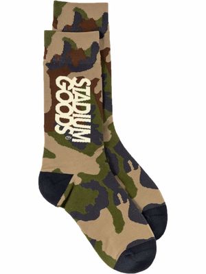 STADIUM GOODS® Woodland Camo socks - Neutrals