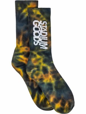 STADIUM GOODS® x Smalls "Jungle Camo Tie-Dye" socks - Green