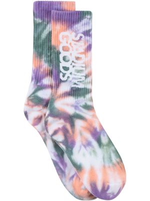 STADIUM GOODS® x Smalls Socks "Guava Spiral" socks - Purple