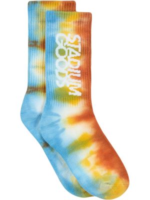 STADIUM GOODS® x Smalls Socks "Off Primary Spiral" socks - Blue