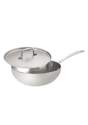 Stainless Steel 3-Qt Saucier & Cover