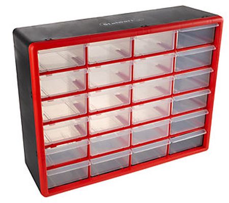 Stalwart 24 Plastic Drawers Organizer - Compart ment Storage