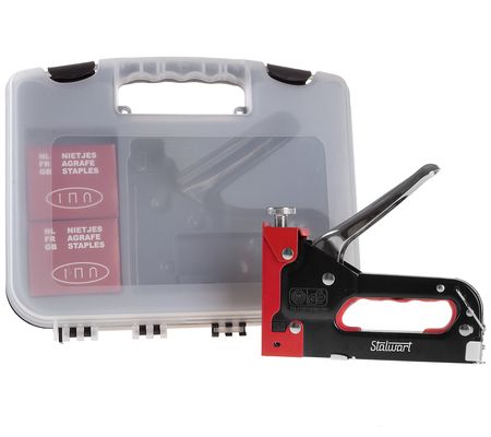 Stalwart Heavy Duty Staple Gun 3-Way Stapler