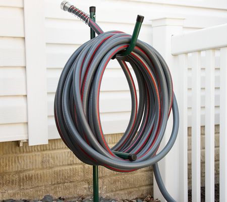 Stalwart Water Hose Holder Easy-to-Install Gard en Hose Storage