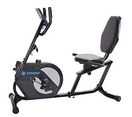 Stamina 1346 Recumbent Exercise Bike w Step-Thr ough Design