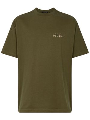Stampd Boot logo-print T-shirt - Green
