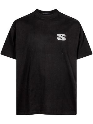 Stampd Chrome Flame short-sleeve T-shirt - Black