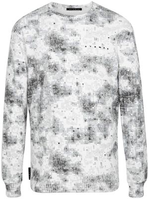 Stampd Printed Micro Strike "Snow Camo" long-sleeve thermal top - White