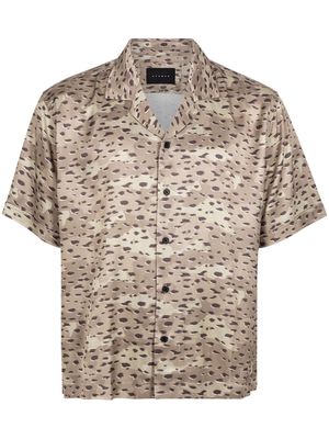 Stampd printed short-sleeve shirt - Neutrals