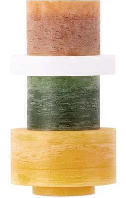 Stan Editions Green & Yellow Limited Edition Stack 04 Candle Set