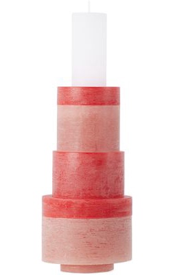 Stan Editions Red & White Stack 06 Candle Set