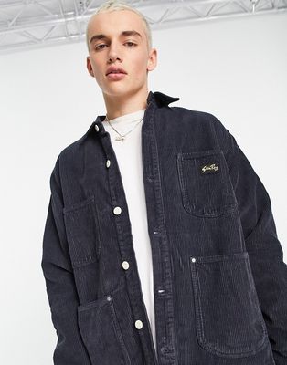 Stan Ray barn corduroy lined jacket in navy