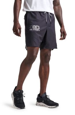 Stance Complex Hybrid Shorts in Black/Black
