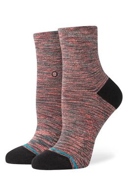 Stance Dusk to Dawn Butter Blend Quarter Crew Socks in Black