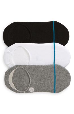 Stance Icon 3-Pack No-Show Liner Socks in Black Multi