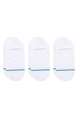 Stance Icon Assorted 3-Pack No-Show Socks in White
