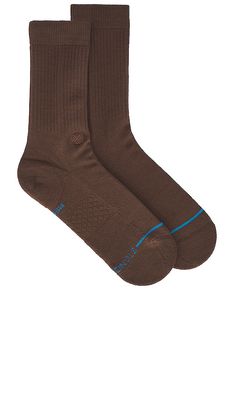 Stance Icon Sock in Brown