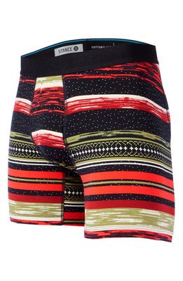 Stance Merry Merry Stretch Cotton Boxer Briefs in Red Multi