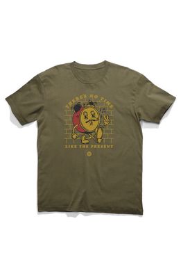 Stance Presence Cotton Graphic T-Shirt in Army