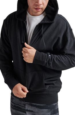 Stance Shelter Zip-Up Hoodie in Black