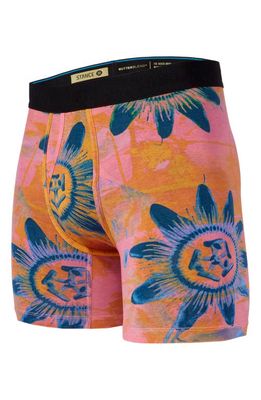 Stance Sub Tropic Butter Blend Floral Boxer Briefs in Pink