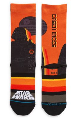 Stance x Star Wars Darth By Jaz Crew Socks in Spacedust