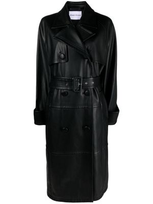 STAND STUDIO Betty belted trench coat - Black