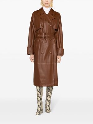 STAND STUDIO Betty belted trench coat - Brown