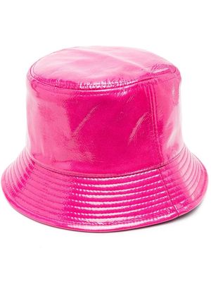 STAND STUDIO high-shine bucket hat - Pink