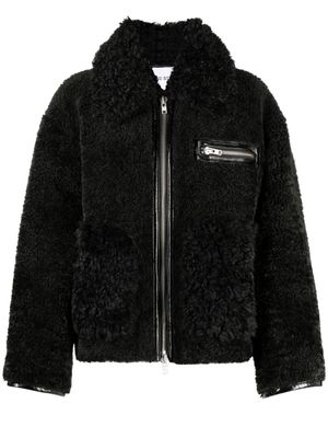 STAND STUDIO Joann faux-shearling coat - Black