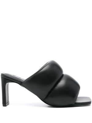 STAND STUDIO Juliette 75mm mules - Black