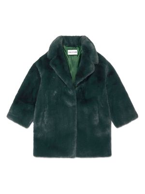 STAND STUDIO Kids Camille single-breasted coat - Green