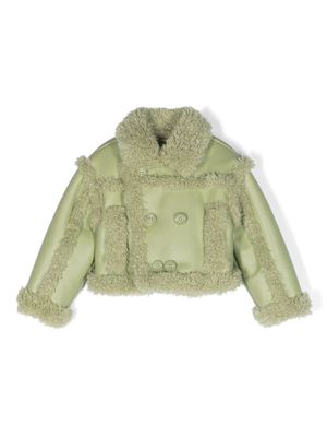 STAND STUDIO Kids mini Kirsty double-breasted jacket - Green
