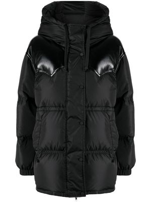 STAND STUDIO Matterhorn panelled padded coat - Black